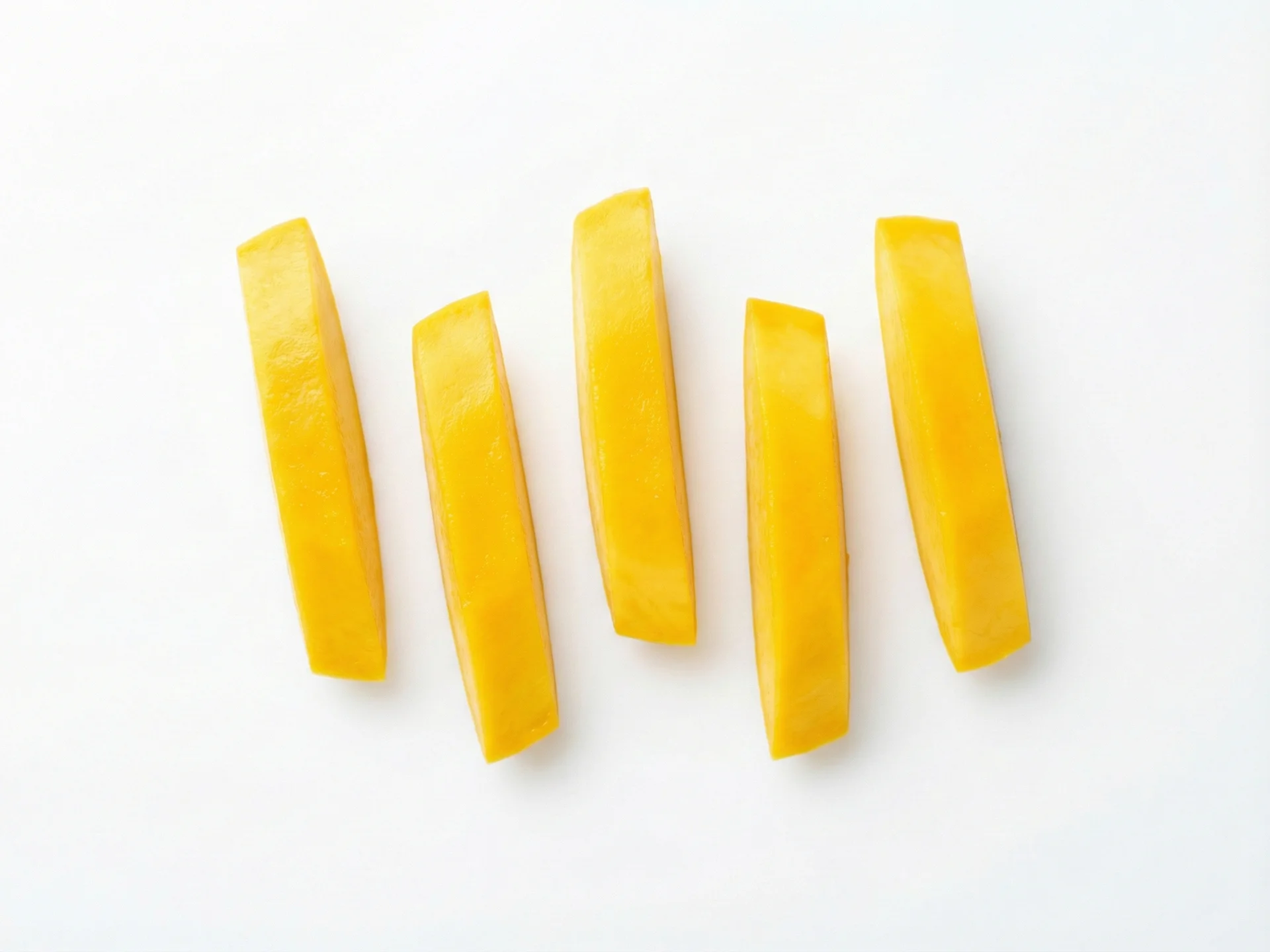 Yeni başlayanlar için (6-9 ay), kabuğu soyulmuş mango, büyük ve tutulabilir şeritler halinde servis edilebilir. Olgun mangoyu, bebeğinizin yumruğunda tutabileceği ve bir kısmı dışarıda kalacak şekilde parmak büyüklüğünde şeritler (yaklaşık 5-7 cm uzunluğunda ve 2,5 cm genişliğinde) kesin. Mango, hafif baskıyla ezilebilecek kadar yumuşak, ancak tutulabilecek kadar sert olmalıdır.