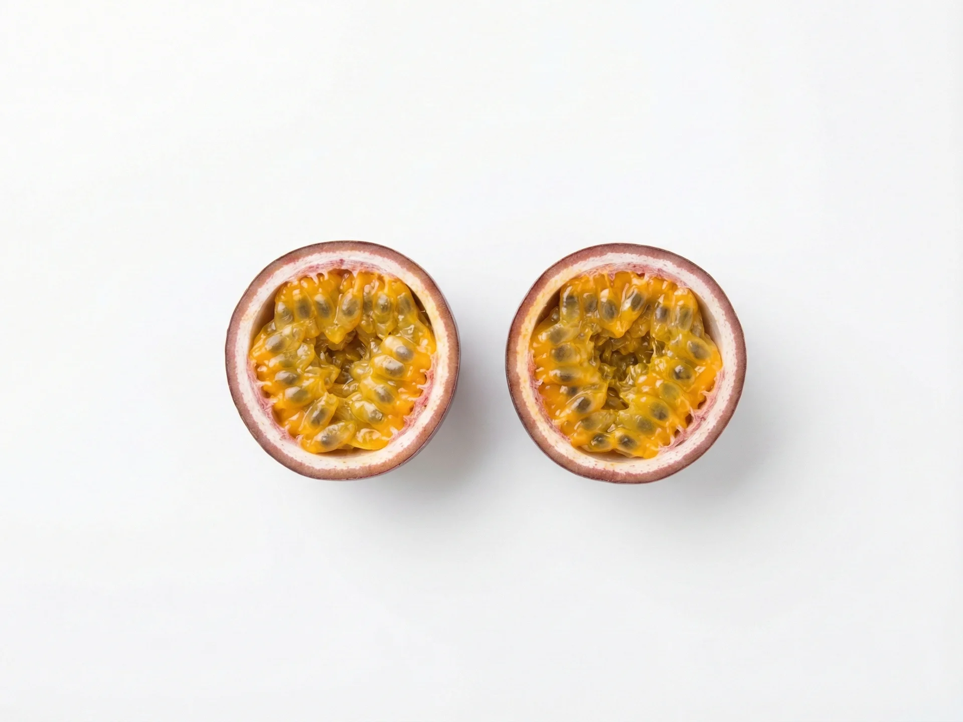 For babies 9 months and up, you can serve passion fruit pulp with less mashing to encourage chewing practice. Cut the fruit in half and let your baby scoop out the pulp with their hands or a spoon. The seeds provide a fun, crunchy texture that supports jaw development.