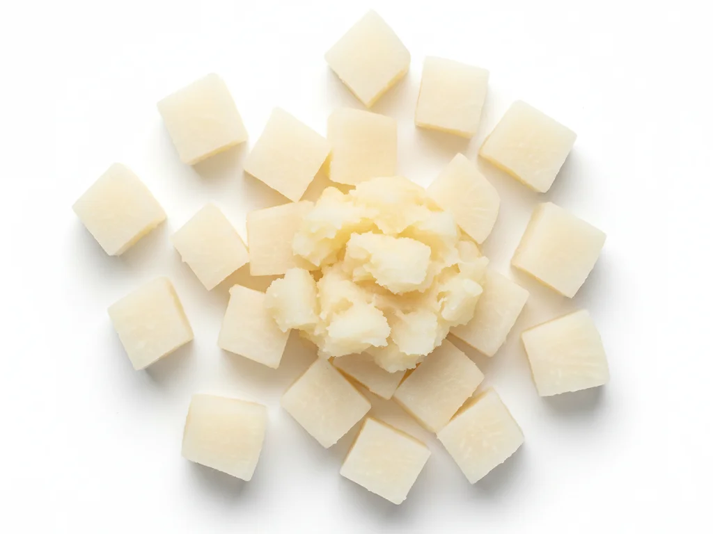 Épluchez et coupez les navets en petits cubes (environ 1 cm). Faites cuire à la vapeur ou au four jusqu'à ce qu'ils soient très tendres et s'écrasent facilement entre les doigts. Proposez-les comme aliment à prendre avec les doigts ou écrasez légèrement à la fourchette pour une texture plus grumeleuse qui encourage la mastication.