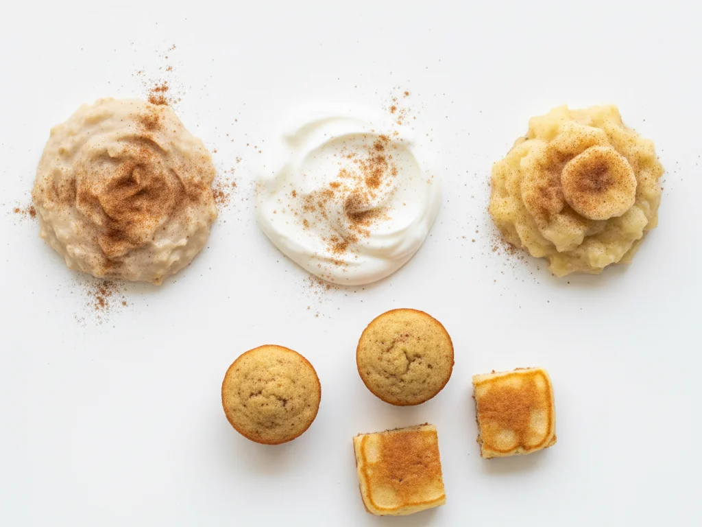 Saupoudrez une petite quantité de cannelle sur des aliments mous et écrasés comme la bouillie d'avoine, le yaourt ou les bananes écrasées. Vous pouvez aussi la mélanger à des pâtes à crêpes ou à muffins pour des aliments à manger avec les doigts.