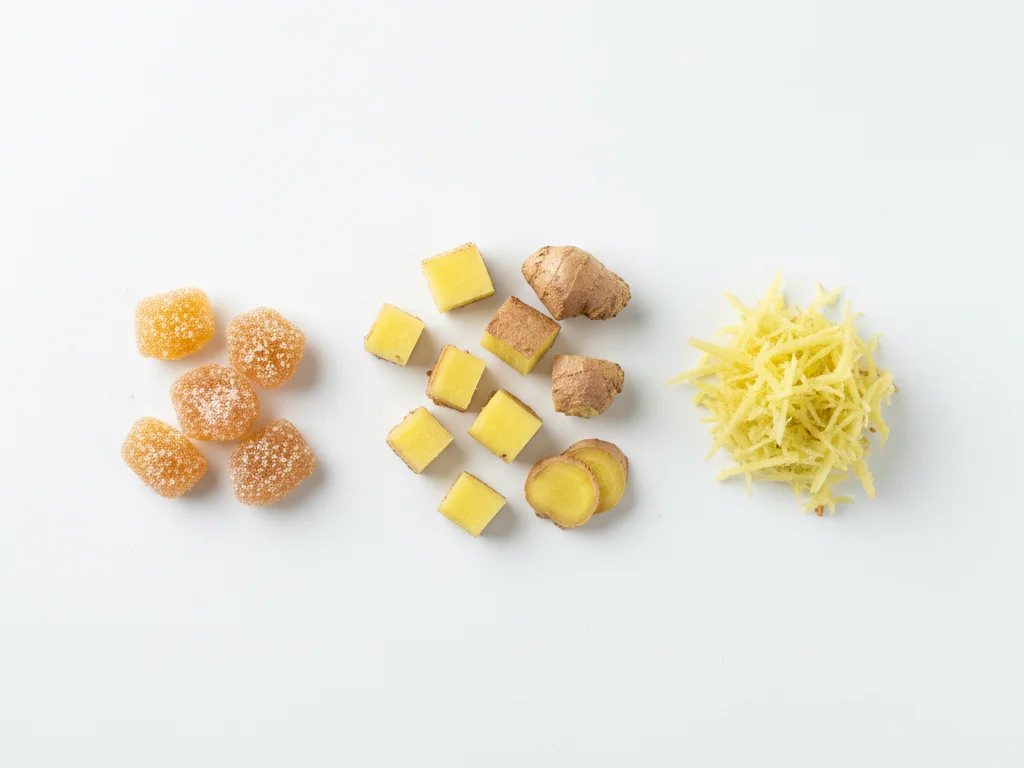 Voor peuters vanaf 12 maanden kan gember ruimhartiger worden gebruikt in familiemaaltijden. Voeg het toe aan roerbakgerechten, soepen, gebak en smoothies. Je kunt ook kleine stukjes gekonfijte gember aanbieden als af en toe een traktatie.