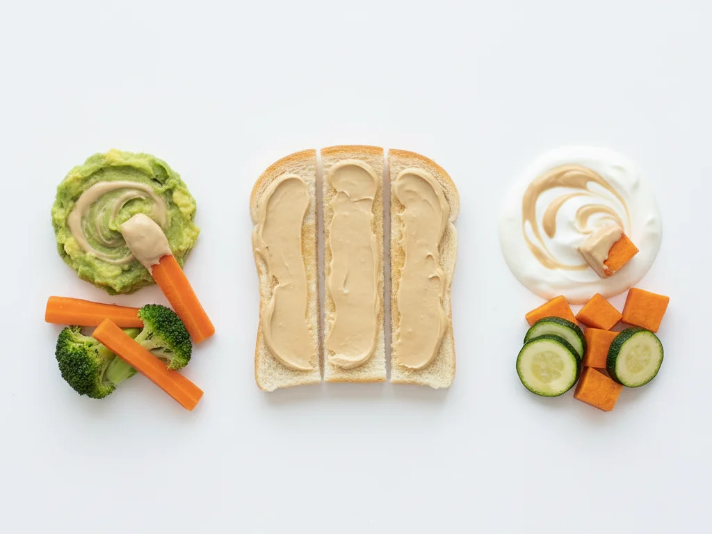 Use tahini as a spread on soft toast fingers or mix into thicker mashes and finger foods. You can make a simple sauce by combining tahini with yogurt or avocado for dipping soft vegetables.