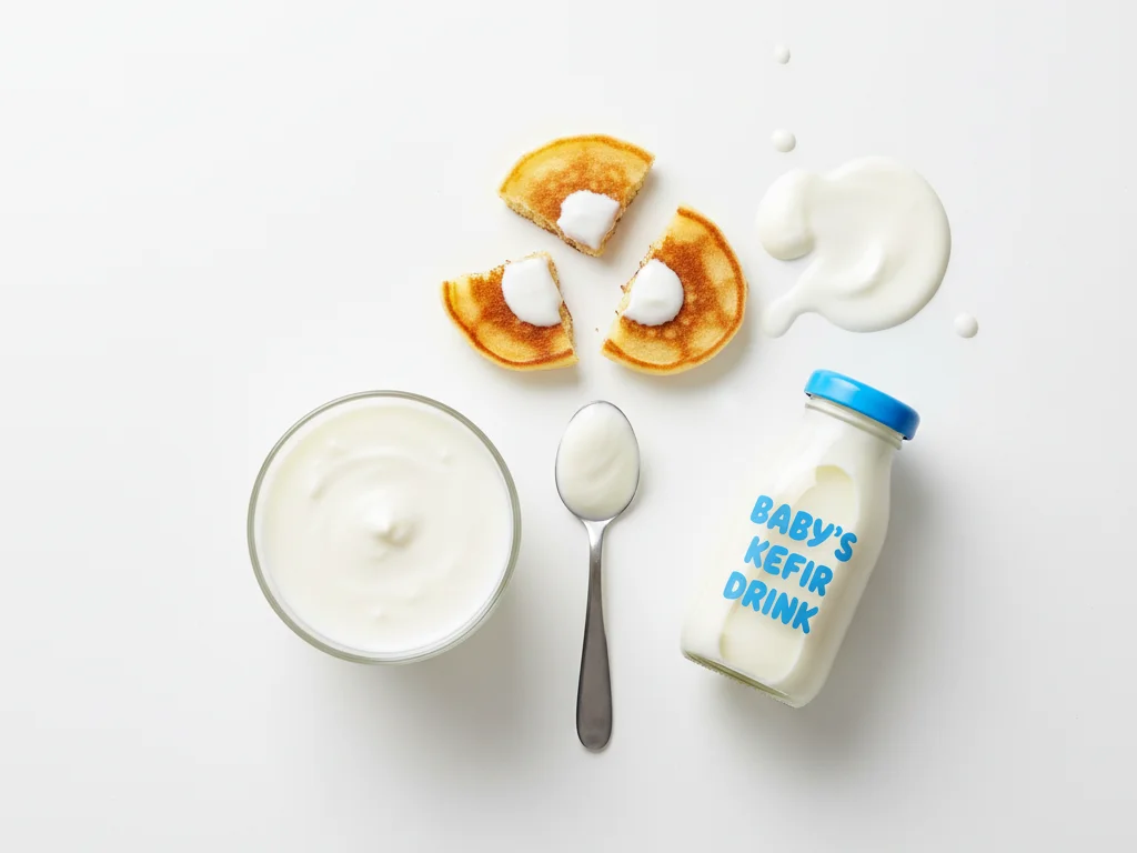 Servi il kefir come bevanda durante i pasti o usalo in cucina. I bambini piccoli possono berlo direttamente da una tazza, in frullati o come parte di ricette come pancake o condimenti per insalate.
