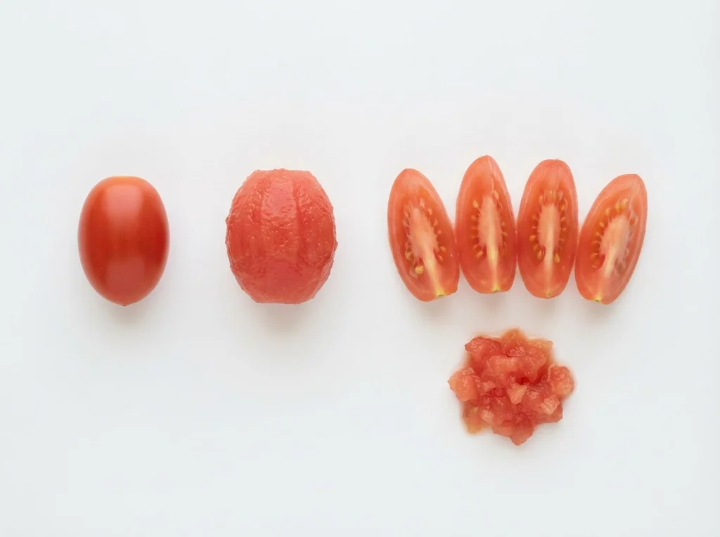 For babies starting solids, the best way to serve grape tomatoes is to remove the skin. The skin can be tough and hard for young babies to manage. Quarter the tomato lengthwise and, if you wish, gently pinch off the skin. You can serve the soft flesh as a finger food or mash it into a chunky puree.