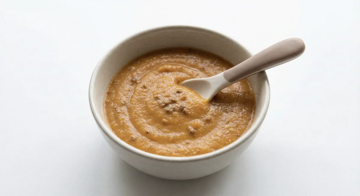 Eenvoudige Puree van Rundvlees en Zoete Aardappel