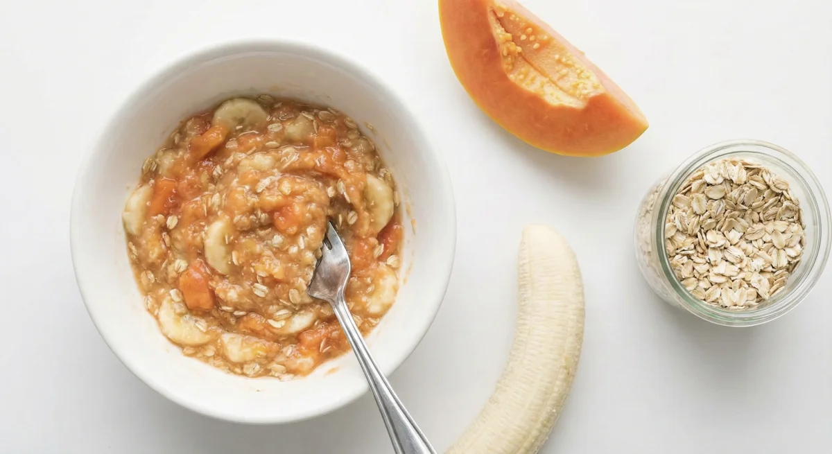 Papaja, Banaan en Havermout