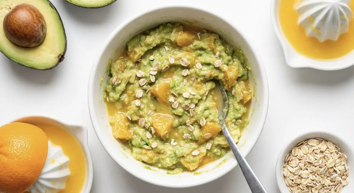 Avocado met Sinaasappel